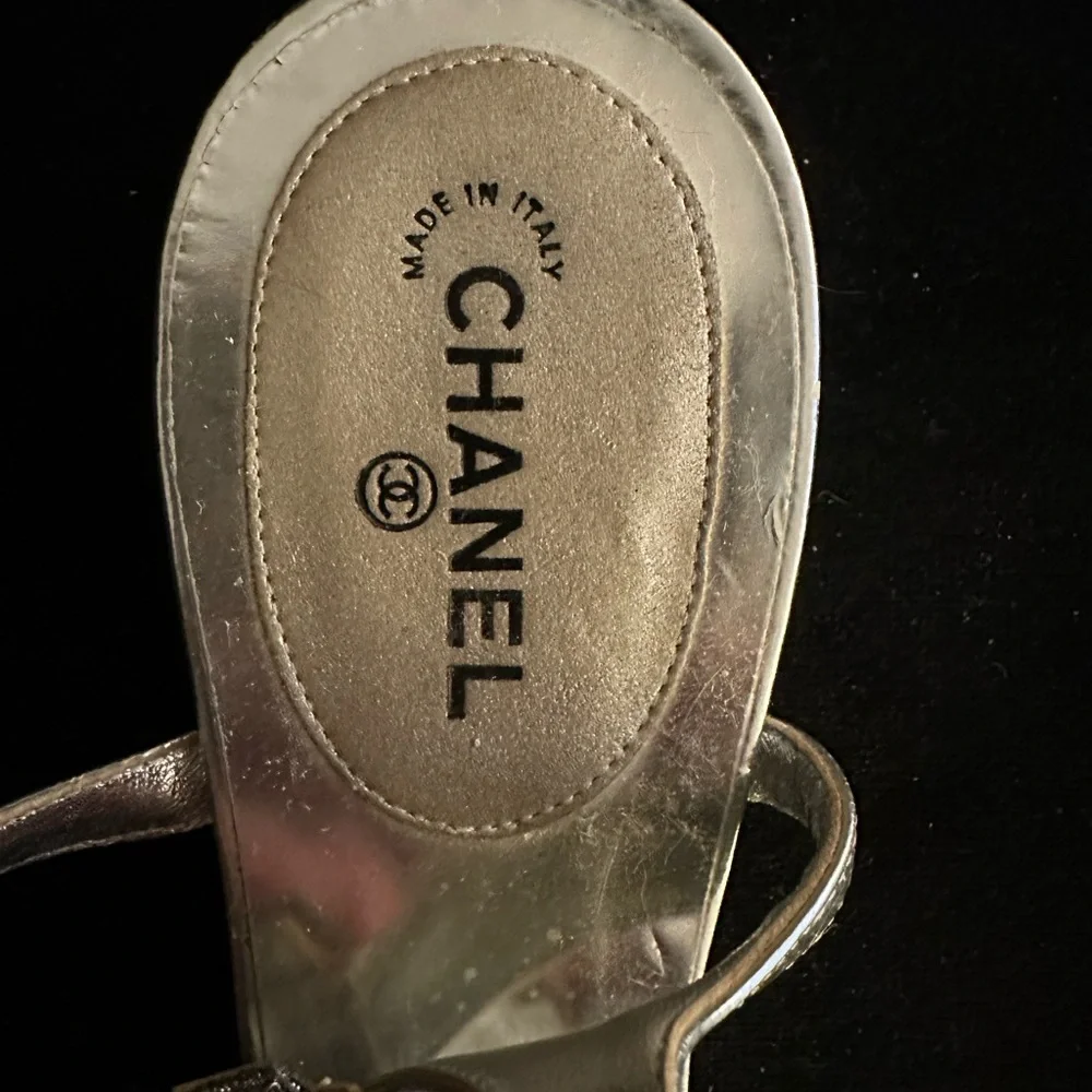 CHANEL Sandals Size 9 - Picture 4 of 4